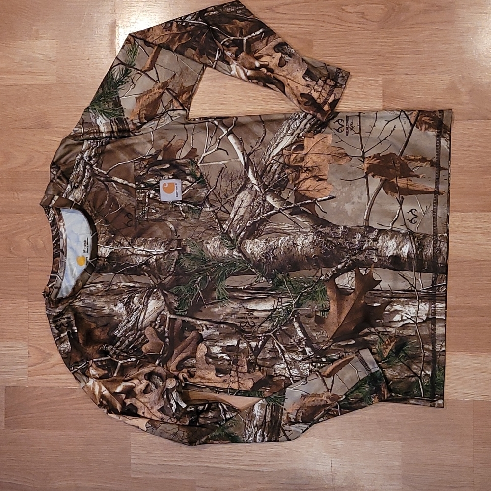 Carhartt Force youth medium camo long sleeve